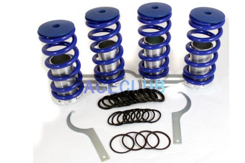 97-01 honda prelude / 98-02 honda accord blue silver coilover lower springs kit