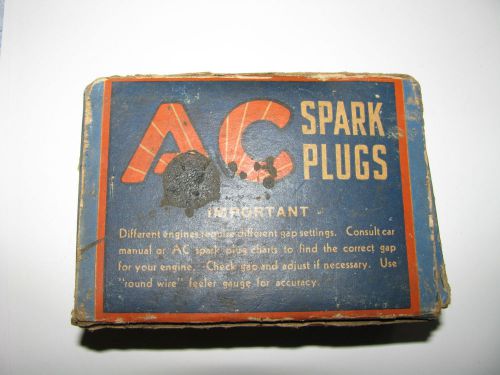 Ac spark plugs ,#106,  1940s, nos, in box, 10mm