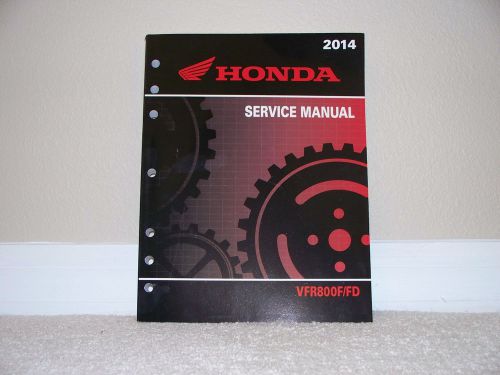 2014-2016 honda vfr800f interceptor service/shop manual 61mjm00 brand new!