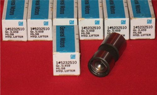 Nos gm 5232510 hydraulic valve lifter (1) hl-58 1967-79 cadillac 425 429 472 500