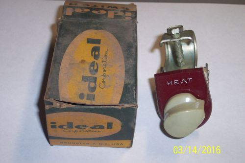 1950&#039;s-60&#039;s ideal corporation heater switch #3503