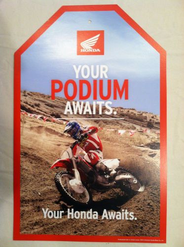 2014 honda motocross dirt bike sales poster 14&#034; x 9&#034; your podium awaits