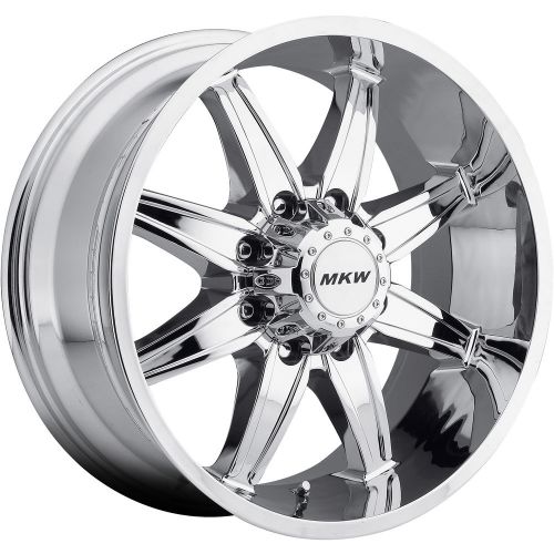 Mkw offroad m89 20x9 8x165.1 (8x6.5) +10mm chrome wheels rims m89-2090816510c