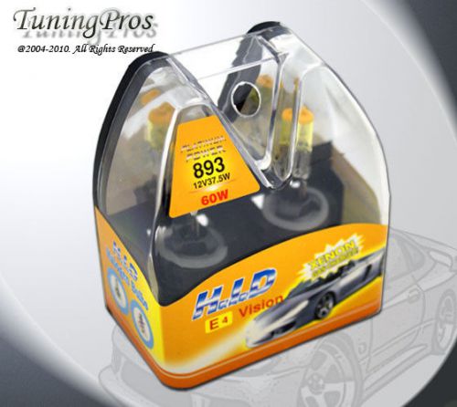 2pc 3000k yellow xenon hid 12v 37.5w 893 foglight bulb