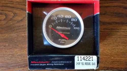 Stewart warner electrical fuel pressure gauge 2 5/8&#034; dia 114221 new