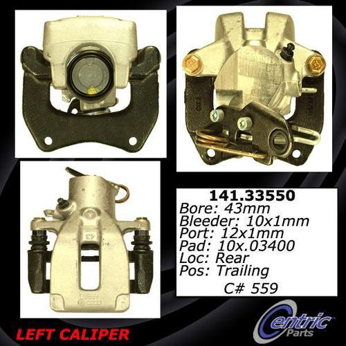 Centric 142.33550 rear brake caliper-posi-quiet loaded caliper-preferred