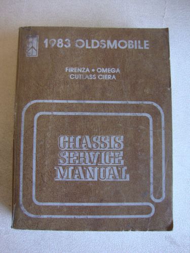 1983 oldsmobile factory chassis service manual - cutlass ciera, firenza, omega