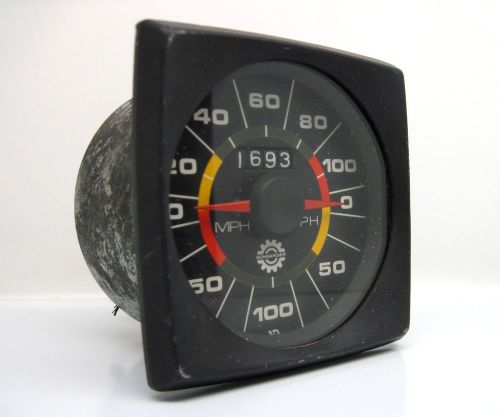 Rare vintage ski-doo blizzard snowmobile bombardier speedometer  mph &amp; kph