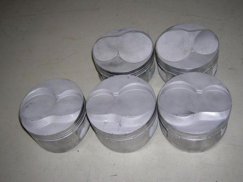 Je forged pistons  4.125 bore (5) sbc 400 18*  - imca/ nascar/ nhra