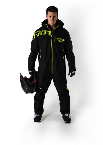 Fxr squadron lite 2016 mono snowmobile suit black/hi-vis/yellow 2xl