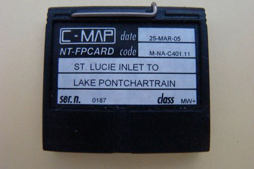 C-map nt-fpcard chart card for st. lucie inlet to lake pontchartrain