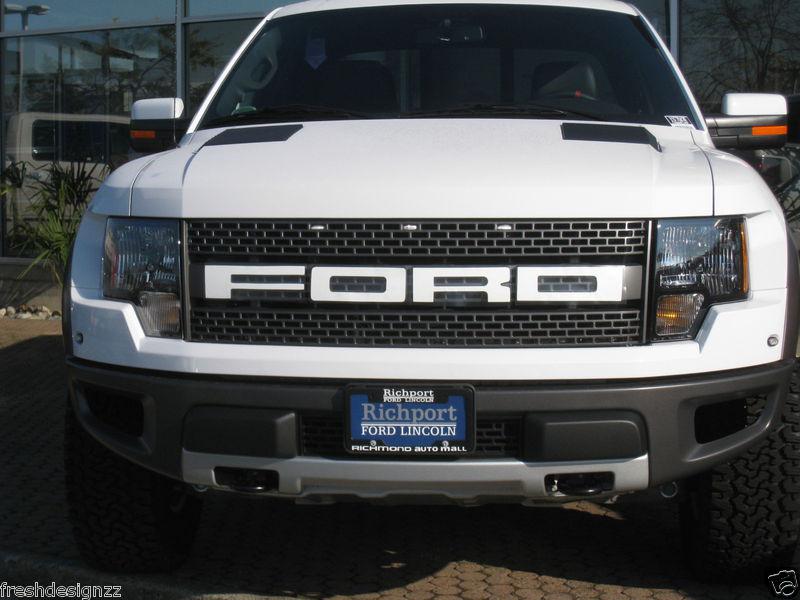 Ford f150 raptor grill decals - factory colors - 2010 2011 2012 2013 no trim