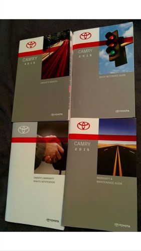 2015 toyota camry owners manuals