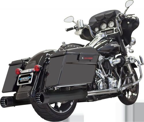 Bassani xhaust, 4&#034; dnt straight can mufflers, black, black end cap, 1f7dnt5b,