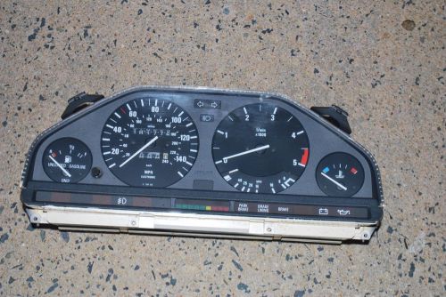 Bmw e30  early instrument cluster 5k rpm motometer 325e 325es  motometer