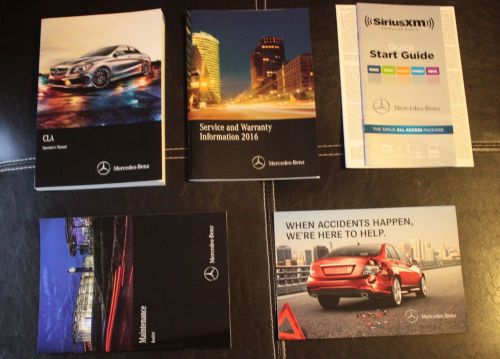 2016 mercedes benz cla cla250 owners manual - set new free shipping