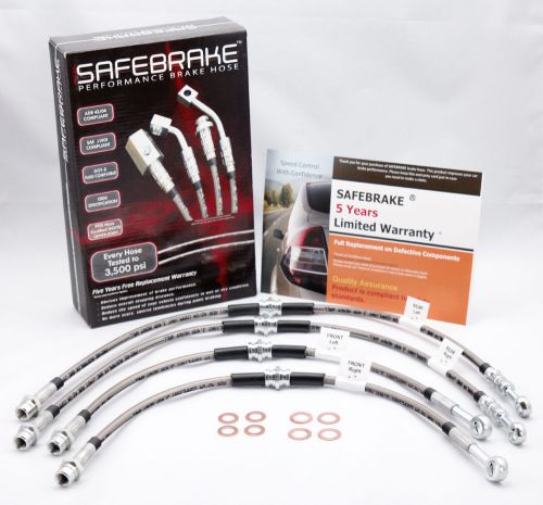 Mini cooper s (series 1) 2002-2003 brake upgrade- safebrake braided lines