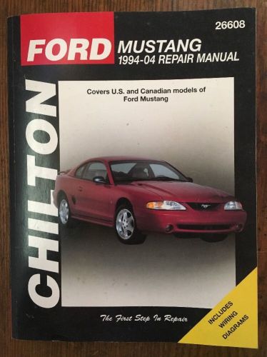 Chilton&#039;s ford mustang 1994-04 repair manual