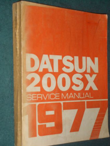 1977 datsun 200sx shop manual original service book!