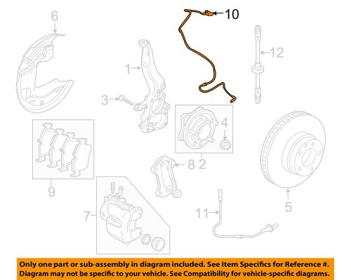 Oem land rover front brake pad limit sensor unit sem000024 2005-2006 lr3