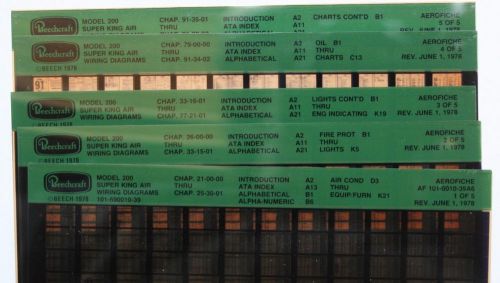 Beechcraft model 200 super king air wiring diagrams microfiche