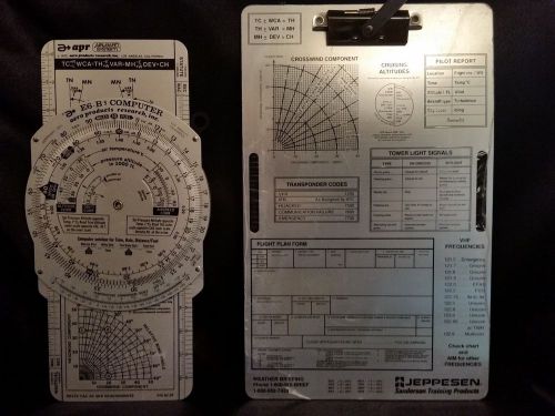 E6-b9 computer, np-8 plotter, rotary plotter npr-13 and clip board