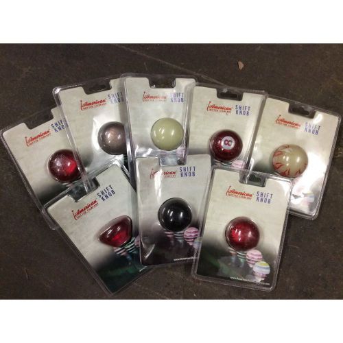 8 pack of retro/billiard series custom shift knobs gear shift knob no reserve