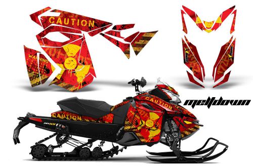 2013 ski doo rev xs renegade xrs graphic kit snowmobile sled wrap decal meltdown