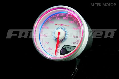 Oil temperature gauge/meter 60 mm freepower angel eye(white face)