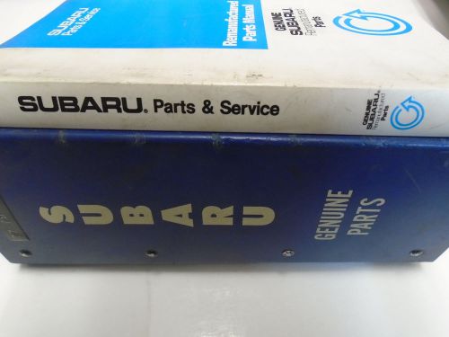 1981 1982 subaru genuine parts catalog manual set factory oem books used wear