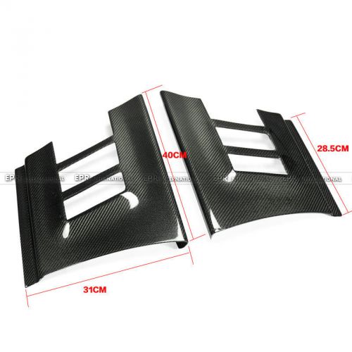 A++ front fender add on extension flow vent duct for nissan 350z carbon fiber