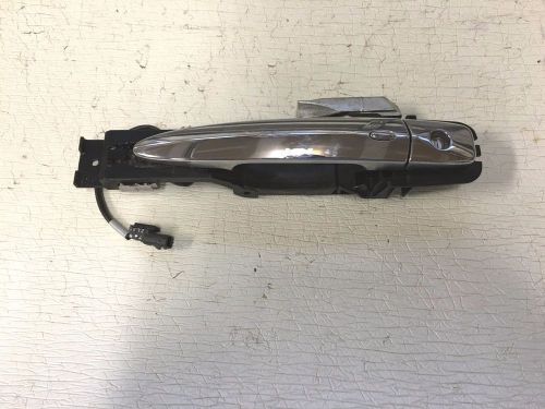 2013-2015 nissan leaf oem left driver side front exterior door handle chrome