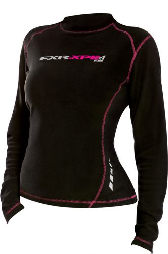 Fxr womens pyro thermal ls top  -  black  -  xs