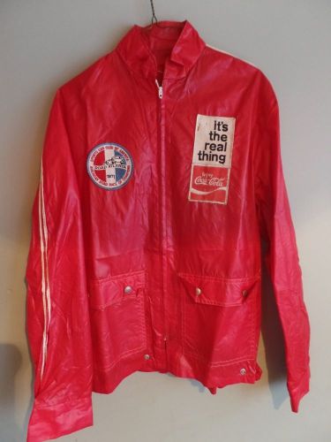 Vintage road race of champions jacket - sports car club of america - coca cola