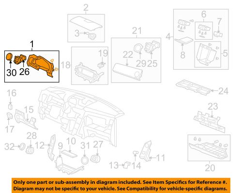 Honda oem 09-11 pilot instrument panel dash-cluster visor 77200szaa01za