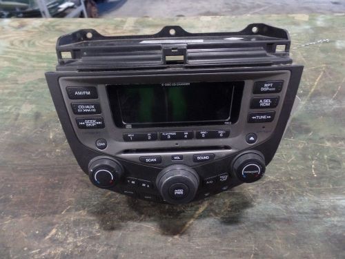 06 honda accord a/v equipment am-fm-6 cd (6 disc)