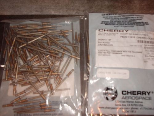 200 lot cherrylock blind rivets 4 helicopters  cr2162a-4-4-03 or  nas1399d4-03