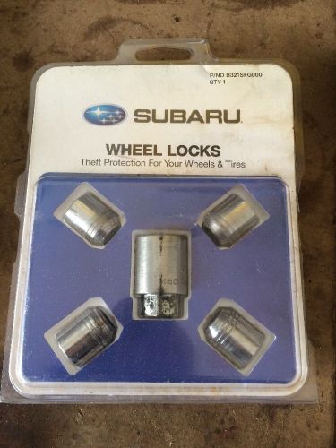 Subaru wheel locks oem