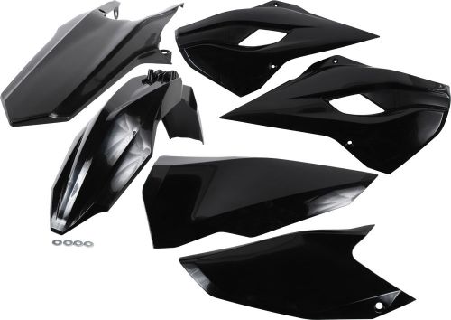 Acerbis plastic kit- husky enduro black fits: husqvarna te 250,fe 350 s,fe 501 s