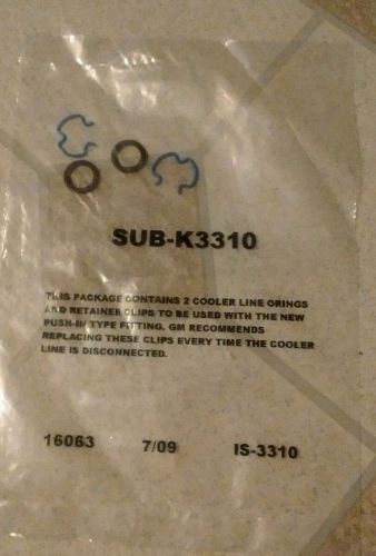 4l60e 4l80e transmission cooler line fitting clip and o-ring set