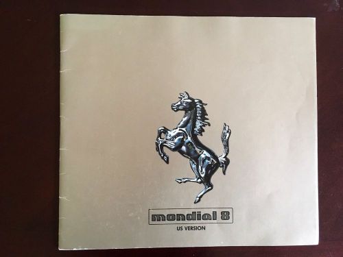 Ferrari mondial 8 large prestige sales brochure - #220/81