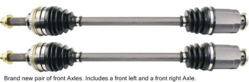 Pair new front right &amp; left cv drive axle shaft assembly for subaru models