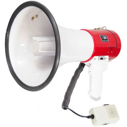 New pyle pmp58u professional piezo dynamic 50 watts megaphone with usb function