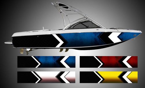 Gritty triangle boat wrap - customized for your boat