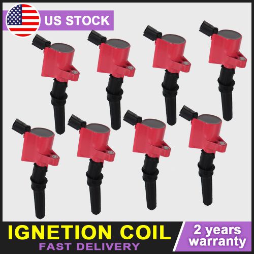 8 x high ignition coils performance output ford dg508 v8 v10 4.6l 5.4l 6.8l new