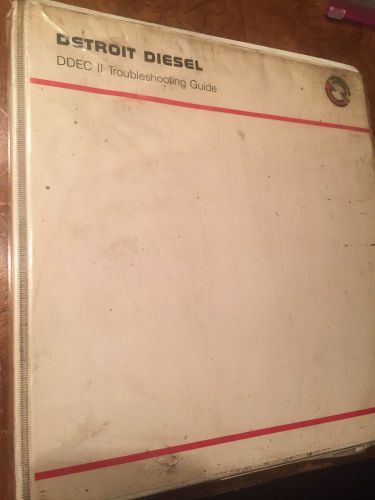 Detroit diesel ddec ii diagnostic troubleshooting guide 1988 excellent