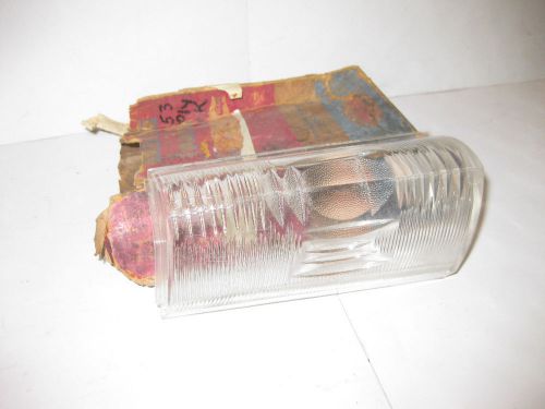 1953 54 52 plymouth nos turn signal park light lense with box rare