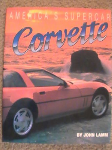 Corvette book and 9 magazines