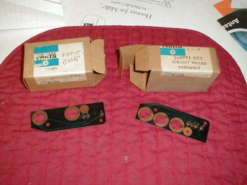 Nos mopar 1967-8 chrysler dash circuit boards both