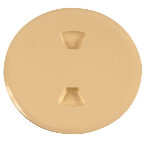 Beckson 5 twist out deck plate beige 5.5 cutout